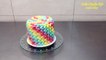 How To Make a Rainbow Petal Cake Buttercream cake decorating by CakesStepbyStep-_RrpX96XY1Q