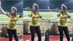 Zareen Khan Dance - Pashto Song - Shahid Afridi - T10 Cricket League - Pakhtoon Team