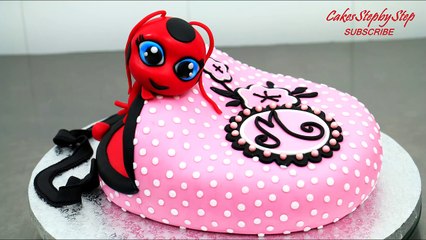 LADYBUG Tikki Purse Cake   How to make by CakesStepbyStep-sGUKXLKOzzo