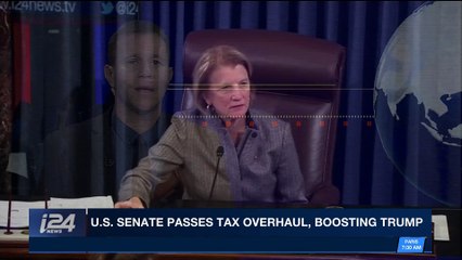 i24NEWS DESK | U.S. Senate passes tax overhaul, boosting Trump | Wednesday, December 20th 2017