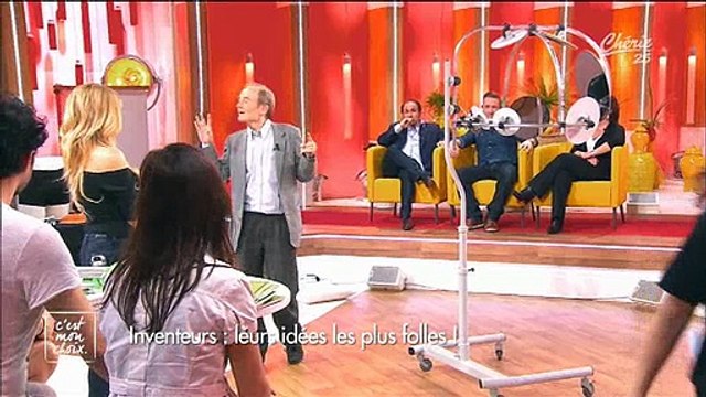 Un homme présente une invention dans C'est mon choix qui rend Evelyne Thomas dubitative - Regardez