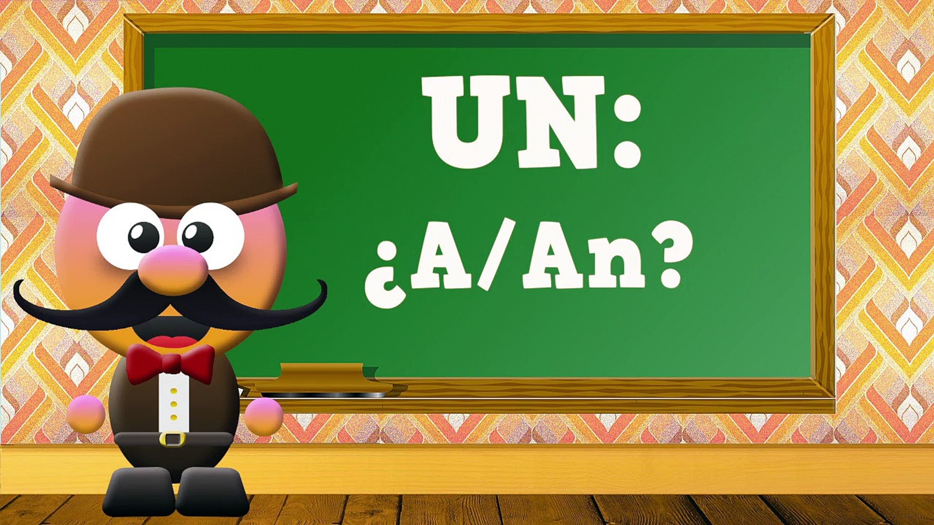 Uso de A y AN - APRENDE INGLÉS CON MR PEA ENGLISH FOR KIDS - Vídeo  Dailymotion