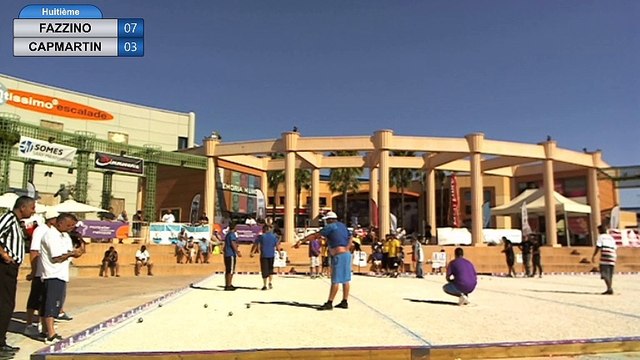 1er Supranational Odyssée de la pétanque : Huitième Fazzino VS Capmartin