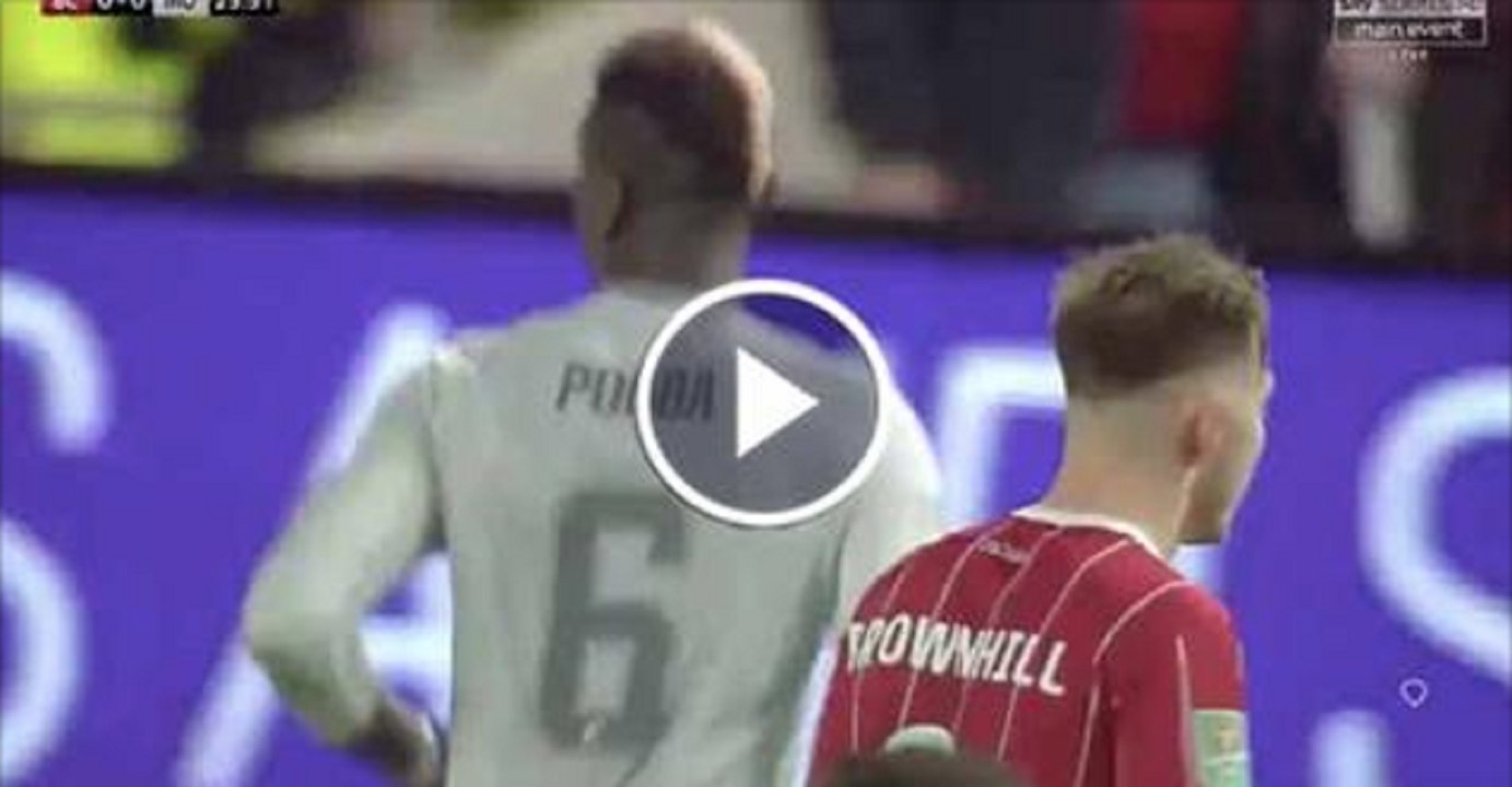 Pogba #FUNNY DIVE vs Bristol