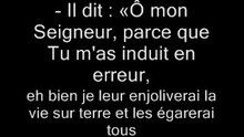 Rappel sur Iblis