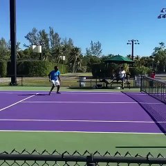 Gaël Monfils invente le "Rider" au tennis