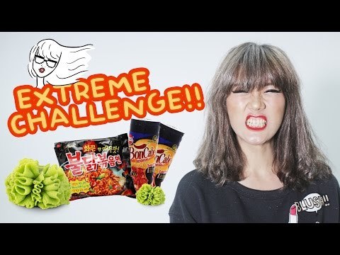 SAMYANG, BON CABE LEVEL 15, WASABI CHALLENGE - Ria's Vlog #02
