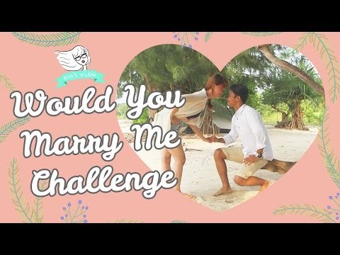 Would You Marry Me Challenge - Ria's Vlog #09