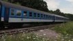 Daredevil Kid Jumps In Front Of A Speeding Train