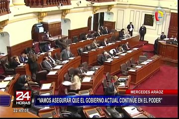 Mercedes Aráoz: “Vamos a asegurar que este gobierno continúe en el poder”