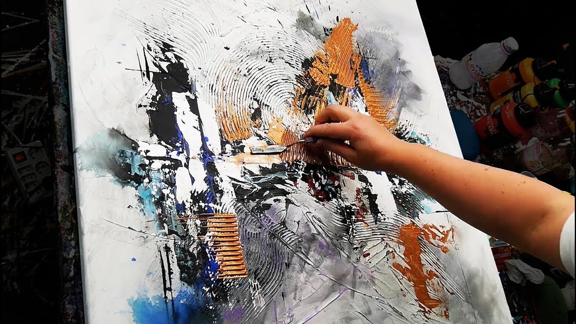 Création d'une Peinture Abstraite | Stripe - Vidéo Dailymotion