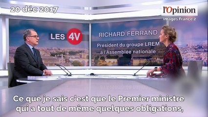 Polémique sur le voyage d’Edouard Philippe: agacé, Richard Ferrand prend sa défense
