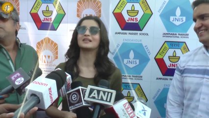 Alia Bhatt At Sports Meet For Special Children At Jamnabai Narsee School