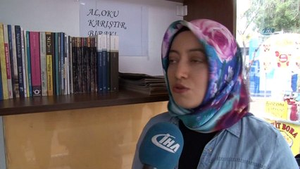 Otobüs durakları kütüphaneyle donatılıyor