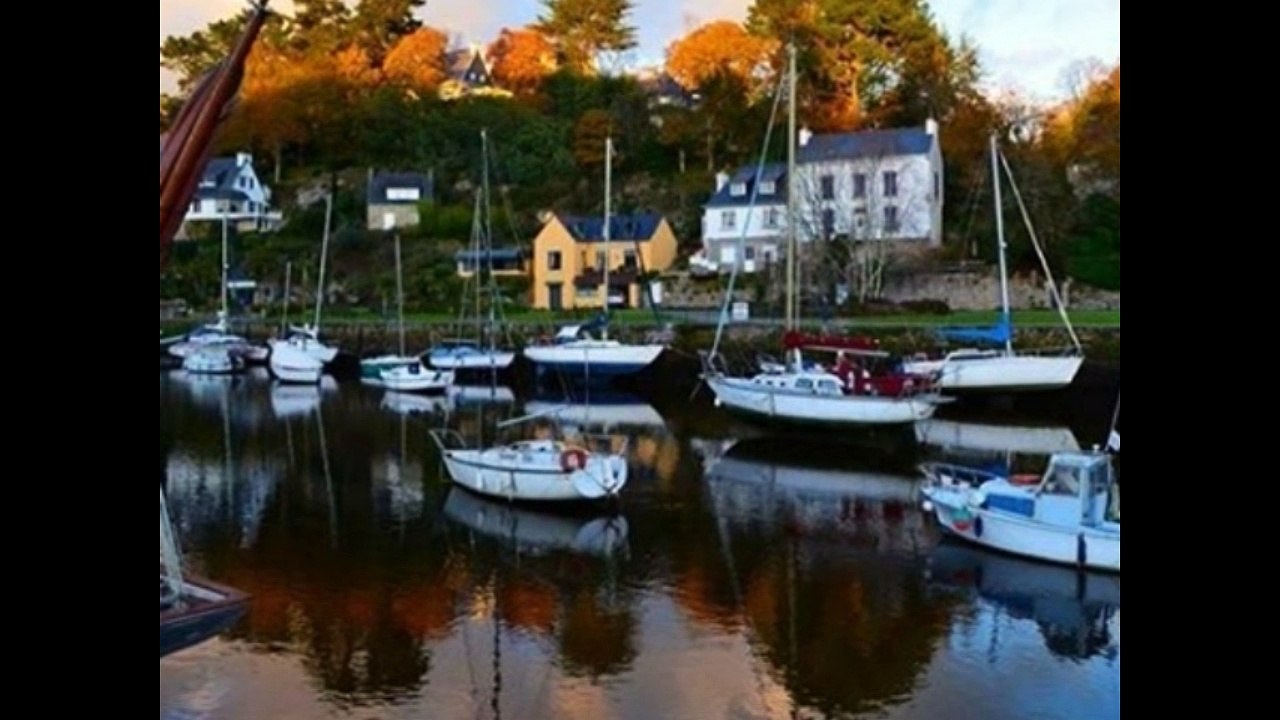 Photos en diaporama de nuit à Pont Aven en Bretagne