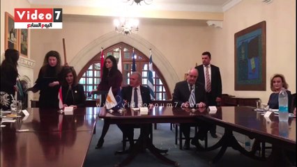 مصر واليونان وقبرص توقع بروتوكول تعاون لإطلاق أسبوع الجاليات "احياء ‏الجذور‎ "‎