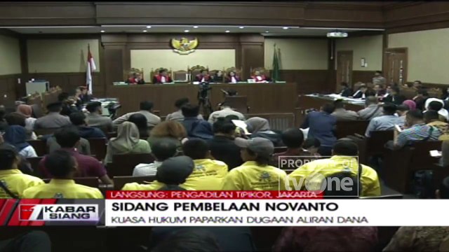 Kuasa Hukum Sampaikan Kesimpulan Sidang Eksepsi Novanto