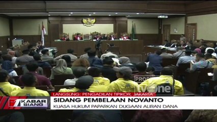 Kuasa Hukum Sampaikan Kesimpulan Sidang Eksepsi Novanto