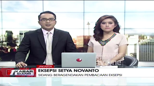 Sidang Pembacaan Eksepsi Setya Novanto