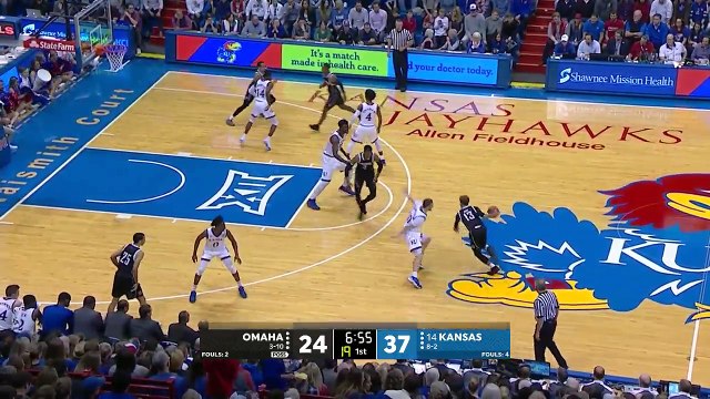 NCAA Basketball. Omaha Mavericks - Kansas Jayhawks 18.12.17 (Part 1)