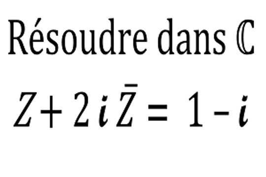 Résoudre une équation dans l'ensemble des nombres complexes - Terminale