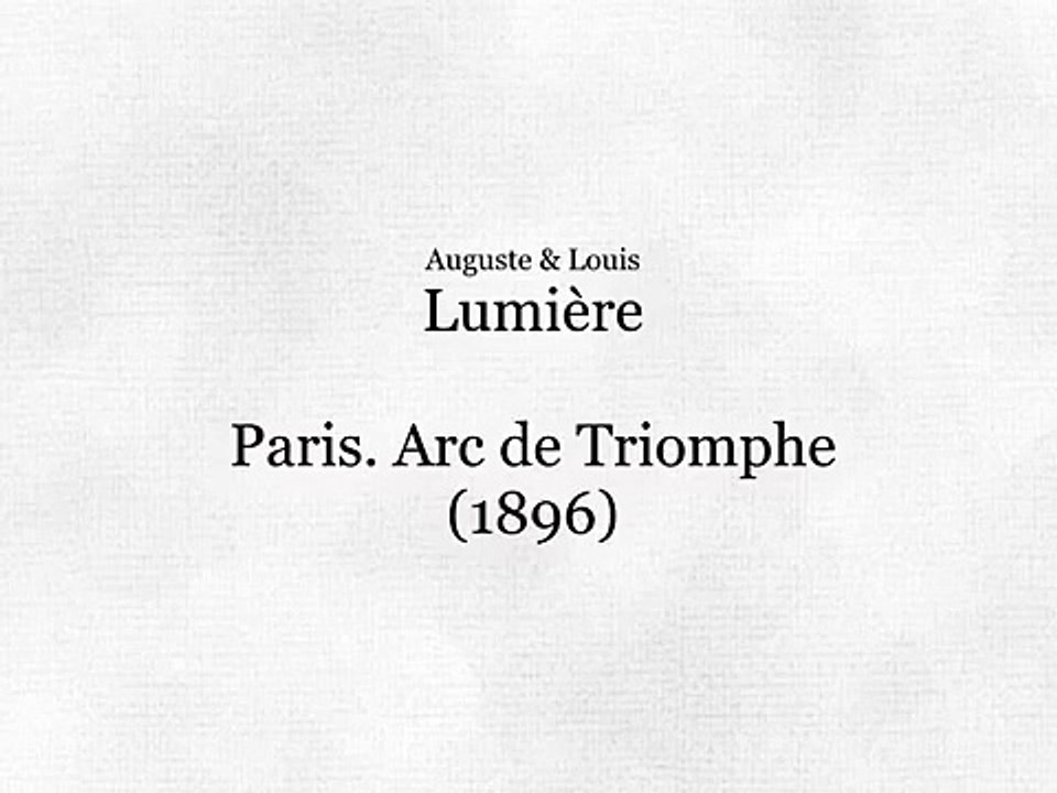 Paris, Arc de Triomphe (1896)