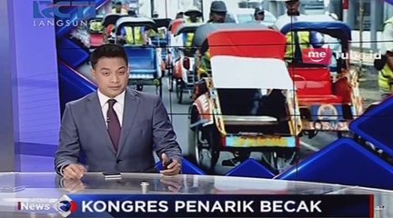 Ribuan Tukang Becak Ikuti Kongres yang Digelar Bupati Jember