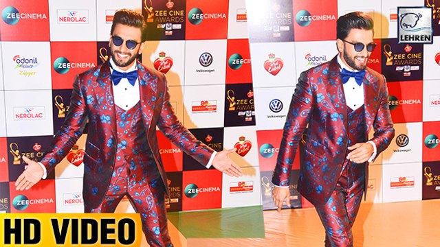 Ranveer Singh's FUNNY Moments With Media Photographers At Zee Cine Awards 2019