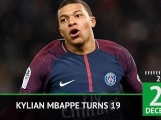 Young prodigy Kylian Mbappé turns 19