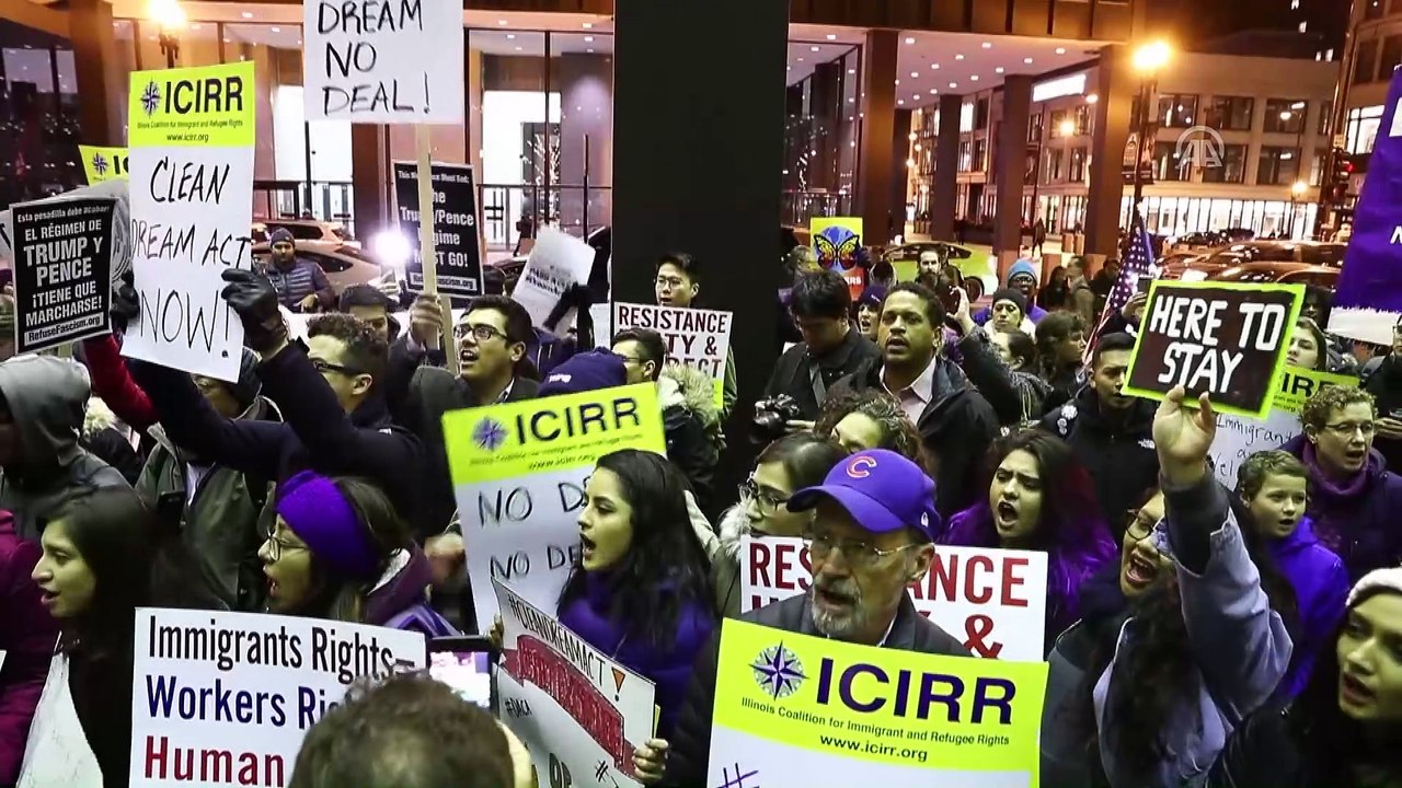 Chicago'da 'hayalperest' protestosu