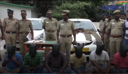 போலீஸ் வேடம் அணிந்து கொள்ளையடித்த கும்பல் கைது- வீடியோ