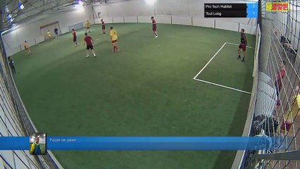 Faute de julien - Pro Tech Habitat Vs Tout Long - 19/12/17 21:41 - LIGUE 2 - Poitiers Game Parc
