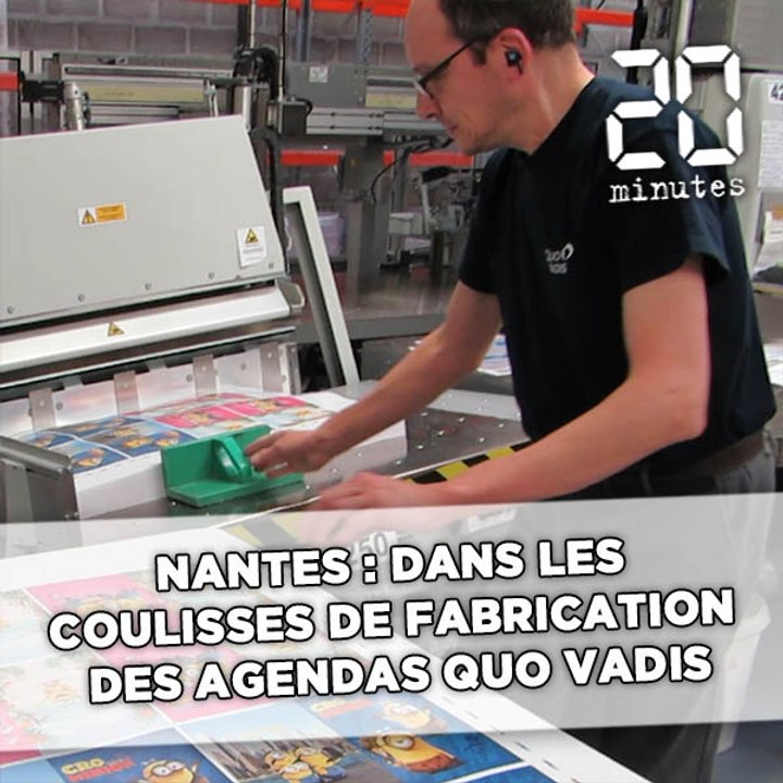 Nantes : Dans les coulisses de fabrication des agendas Quo Vadis