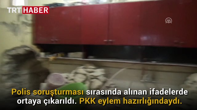 Siirt'te PKK'nın kazdığı tüneller bulundu