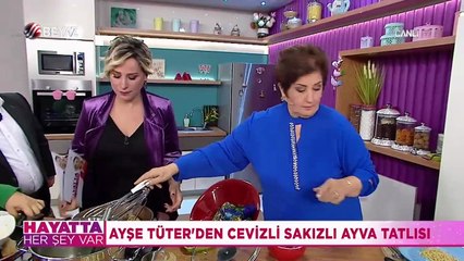 Ayşe Tüter'den ayva tatlısı tarifi