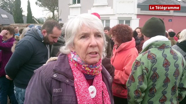 Quimperlé. Manifestation contre l'expulsion d'une famille tchétchène