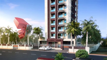 3D Exterior Rendering - Highrise Apartment