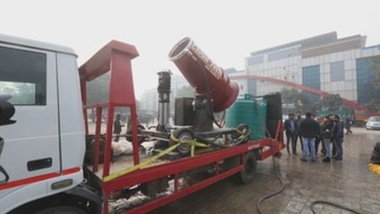 Nueva Delhi quiere combatir la contaminación del aire a cañonazos