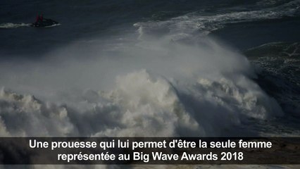 Surf: Justine Dupont, seule femme aux Big Wave Awards 2018
