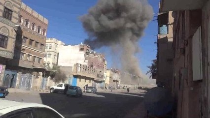 Suudi Arabistan'ın Yemen Saldırısından İlk Görüntüler