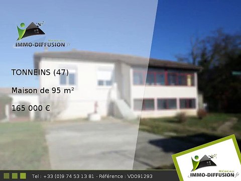 Maison A vendre Tonneins 95m2 - 165 000 Euros