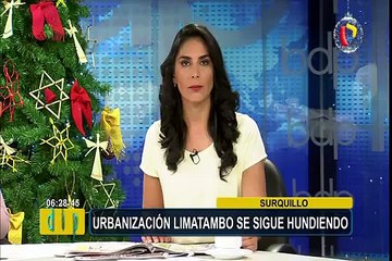Urbanización Limatambo se sigue hundiendo: más de 50 familias temen por su vida