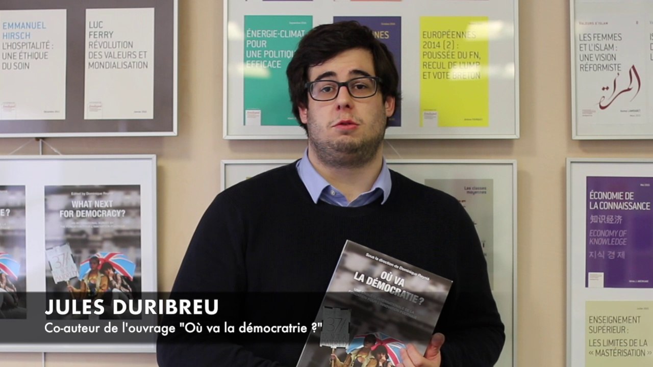 Jules Duribreu présente l'ouvrage "Où va la démocratie?"