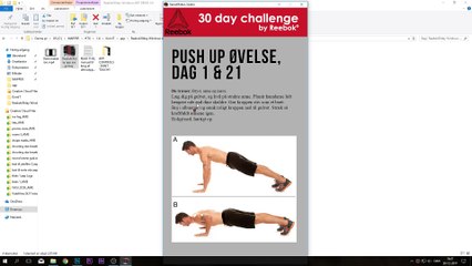Demonstration of Reebok30day app DEMO 2.0.1