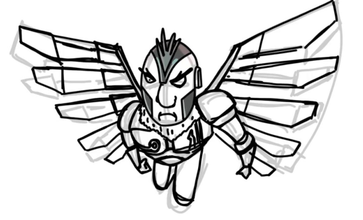 Phoenix Person Quick Sketch