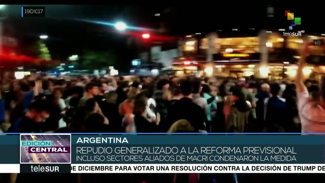 Argentina: aprueban reforma previsional tras represión a manifestantes