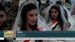 Siria: 500 soldados y sus parejas celebran boda colectiva en Latakia