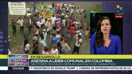 Asesinado otro líder comunal en Colombia