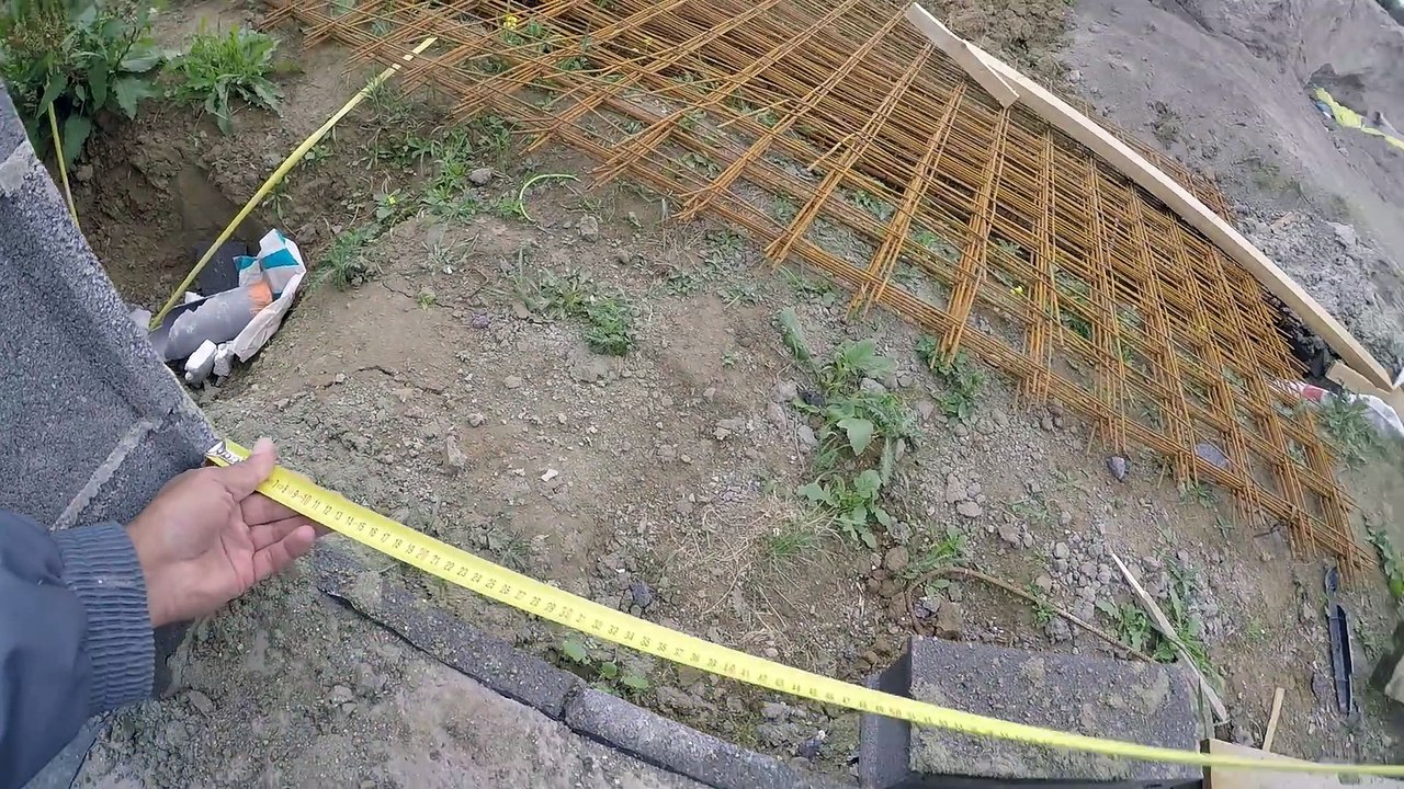 Tronçonnage du second mur de garage - Etape 36