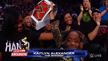 “The Shadow“ Kaitlyn Alexander becomes an honorary WWE Superstar  Exclusive, Dec. 19, 2017